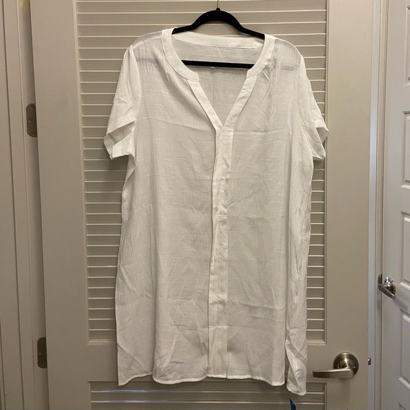 Cupshe White Swim Cover-Up. XL. NWT. - Picture 2 of 2